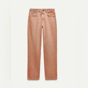 ZARA “The New Straight Fit” Jeans – Terracotta – Size U.S. 4